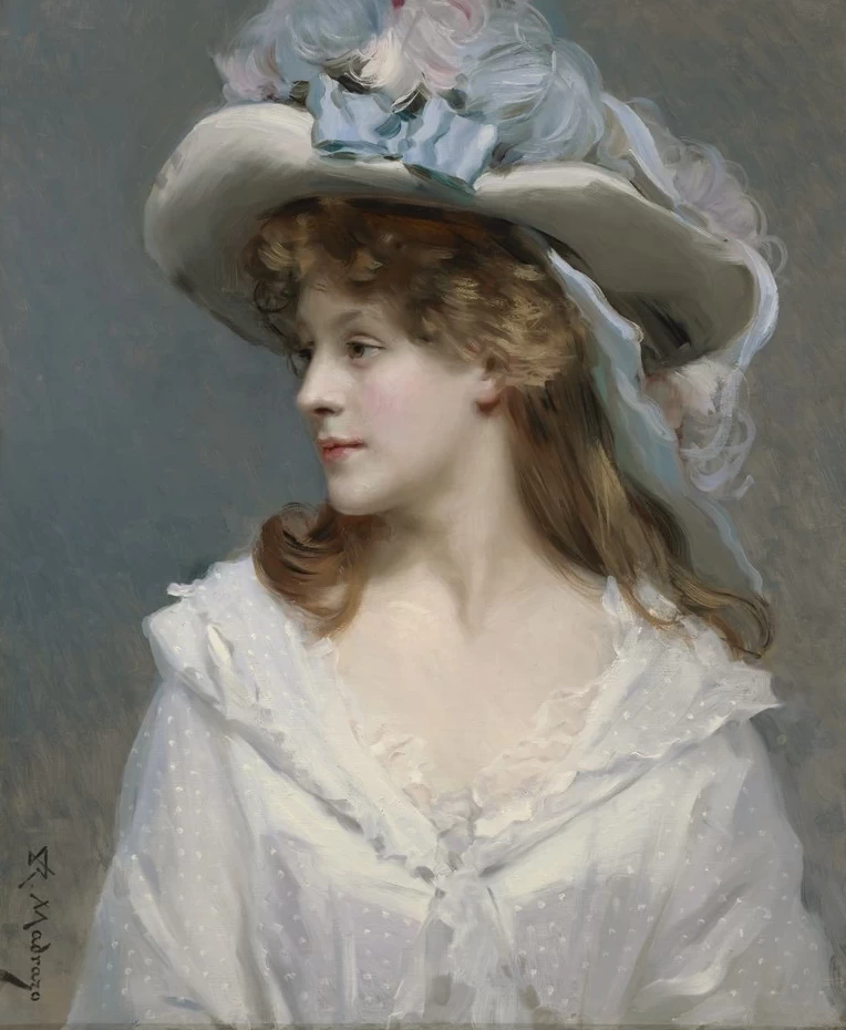Raimundo Madrazo - Donna in bianco, Clark Art Institute, Williamstown